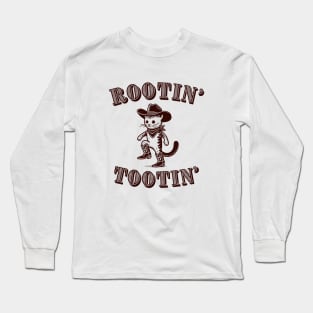 Rootin' Tootin' Cowboy Cat Long Sleeve T-Shirt